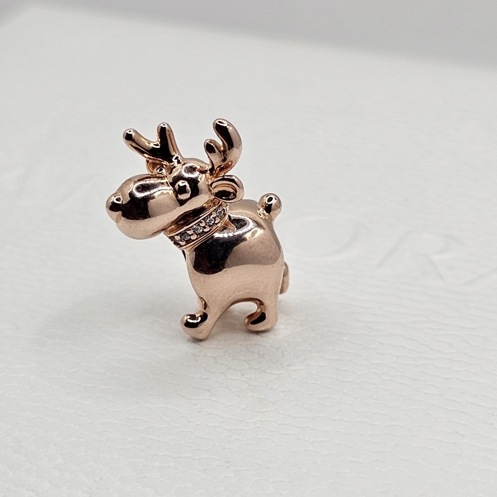 🎅 Authentic Pandora ROSE REINDEER XMAS CHARM